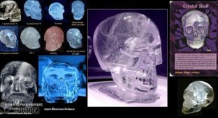 История самого таинственного хрустального черепа (4 фото)