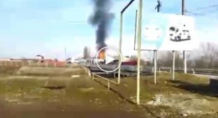 В чеченском селе взорвалась цистерна с газом