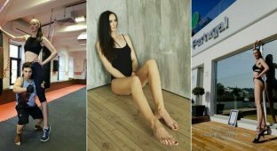 Екатерина Лисина — обладательница самых длинных ног (17 фото + 1 видео)