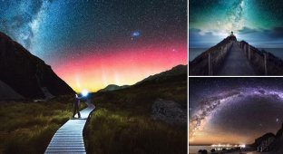 Неземная красота млечного пути над Новой Зеландией (9 фото)