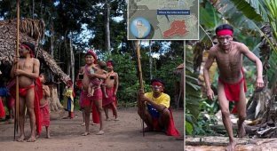 Коронавирус пришел в дикие племена Амазонки (4 фото)