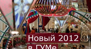 Новый 2012 в ГУМе Москвы (70 фото)