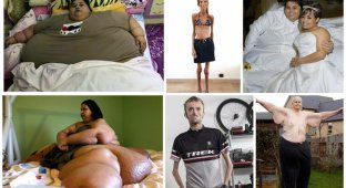 Самые толстые и самые худые люди мира (19 фото + 1 видео)