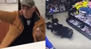 Во Владикавказе две отважных женщины задержали "террориста", угрожавшего взорвать магазин (7 фото + 1 видео)