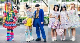 Подборка модных персонажей с улиц Токио (41 фото)