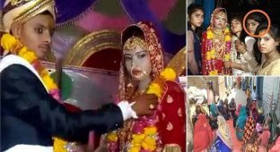 В Индии на свадьбе умерла невеста, но ее тут же заменили сестрой (4 фото)
