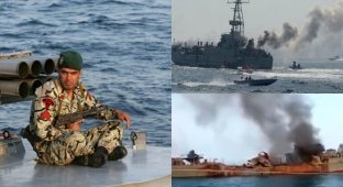 Иранские военные по ошибке подбили свой же корабль - 19 человек погибло (7 фото)