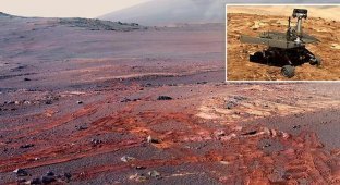 Потрясающая панорама Марса: кладбище марсохода Opportunity (6 фото + 1 видео)