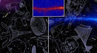 НАСА разглядело на небе Халка и кота Шредингера (5 фото + 1 видео)