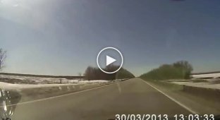 Самарский водитель снял свою смерть на регистратор (жесть)