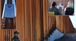 Мигранты не пройдут! Стена Трампа встала на границе США и Мексики (11 фото)