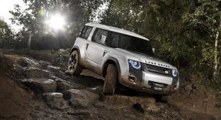 Land Rover покажет новый концепт DC100 (6 фото)
