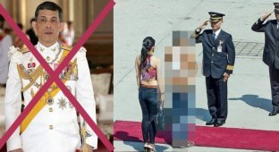 63-летний наследный принц Таиланда шокировал баварцев своим нарядом (6 фото)