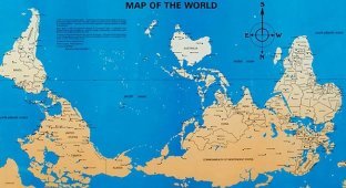 Карта мира глазами австралийца (3 фото)