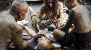 Международный фестиваль татуировок в Лондоне (11 фото)