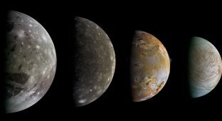 Юпитер и его спутники (19 фото)