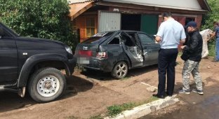В Башкирии пьяный водитель погрузчика убил молодого парня (2 фото + 1 видео)