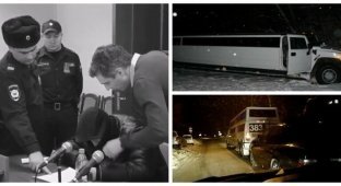 Сын мэра Чебоксар напал на полицейского, помешавшего ему кататься на лимузине (9 фото + 1 видео)