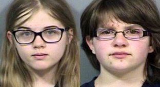 Чтобы ублажить Слендермена 12-летние девочки попытались убить подругу (13 фото)