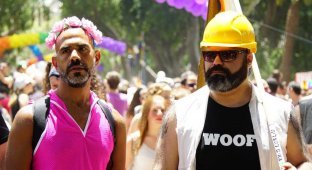 Фотографии красочного гей-парада в Тель-Авиве (39 фото)