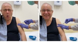 "Господи, а разговоров-то сколько": Евгений Петросян сделал прививку от коронавируса (4 фото + 1 видео)