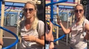 В Петербурге "яжемать" выгнала детей-инвалидов с площадки, чтобы те не пугали ее дочь (4 фото + 1 видео)
