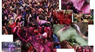 Холи - индусский праздник красок (46 фото + текст)