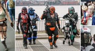 Удивительные костюмы участников Comic Con в Бирмингеме (19 фото)