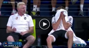 Разговор немецкого теннисиста с отцом (мат)