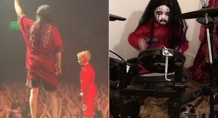 5-летний мальчик зажег на концерте Slipknot и прославился (7 фото + 2 видео)