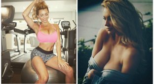 Звезда фитнеса и модель Playboy поделилась, как же тяжело живется с большой грудью (19 фото)