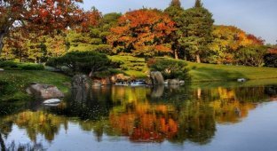 Живописный японский сад в Канаде (21 Фото)