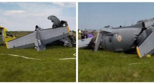 Самолёт c парашютистами разбился в Кемеровской области (5 фото + 1 видео)
