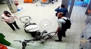 В Калиниграде задержали велосипедиста, избившего сотрудника магазина «Дешево»