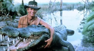 Как снимали фильм "Данди по прозвищу "Крокодил" (8 фото)