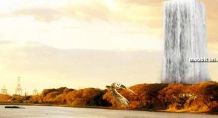 "Эдемский водопад" - проект вертикального зоопарка с водопадом снаружи (7 фото)