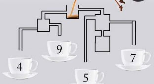 Простая задачка с чашечками кофе (3 фото)