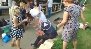 Такой трэш увидишь не часто драка на свадьбе в Донецке