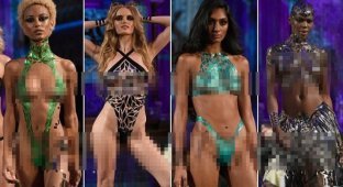 На неделе моды в Нью-Йорке показали коллекцию бикини из изоленты (10 фото + 2 видео)