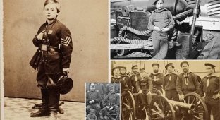 Дети-солдаты времен гражданской войны в США (17 фото)