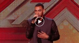 Необыкновенный Джош Даниел на X-Factor Англии