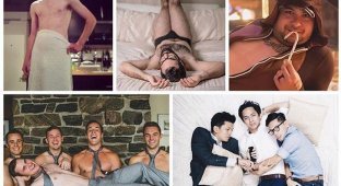Мужчины забавно пародируют женские фотосессии (15 фото)