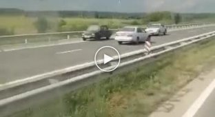 В Кемеровской области водитель устроил аварию, двигаясь на большой скорости по встречной полосе (мат)