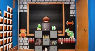 Комната в стиле Супер Марио (4 фото)