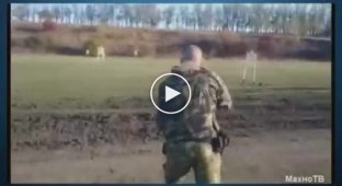 Тренировка боевиков ДНР. Все плохо