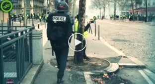 Полиция во Франции как-бы мягко намекает что снимать не стоит