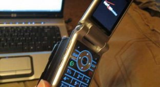 Переделка сотового телефона под новые аккумуляторы (9 фото)