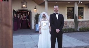 Жених не смог сдержать смех, увидев своего лучшего друга в свадебном платье