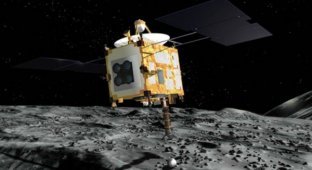 Зонд Hayabusa взял первые пробы грунта астероида (7 фото)