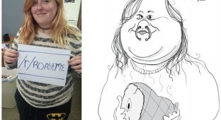 Когда люди просят художника нарисовать на них обидную карикатуру (15 фото)
